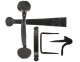 33176 Medium Bean Thumblatch - Click to Zoom